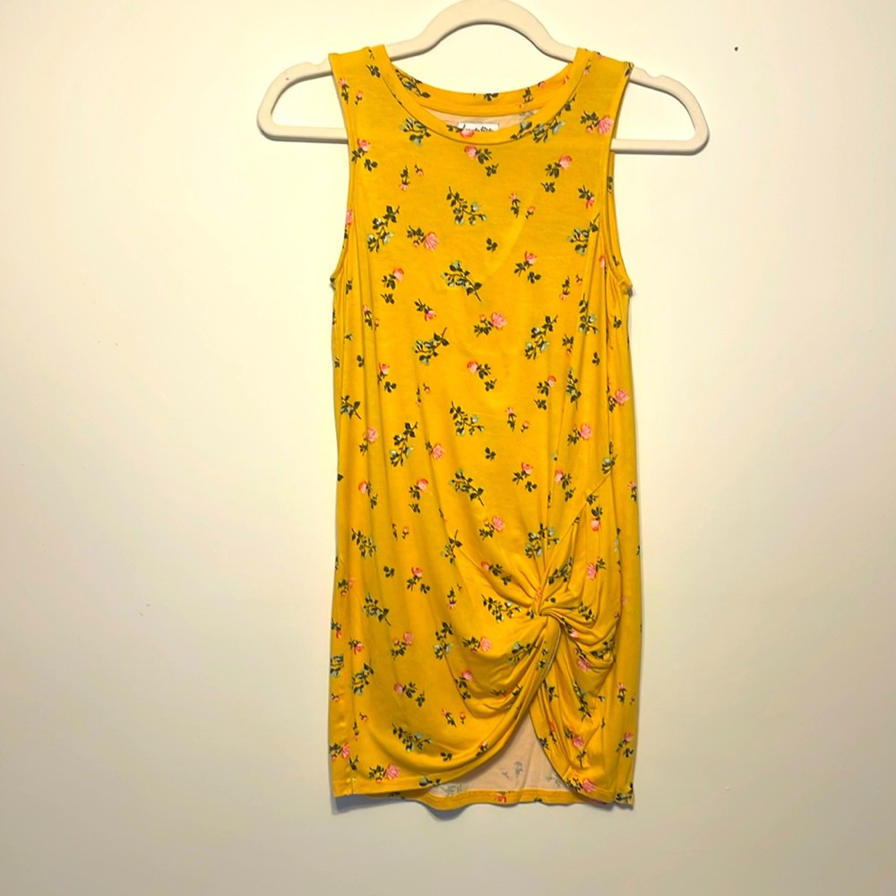 Love, fire long tank top,